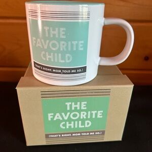 " The Favorite Child" Porcelian Coffee ☕️ Mug